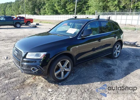 2013 Audi Q5 3.0T Premium Plus z USA, uszkodzony, nr VIN WA1DGAFPXDA044976